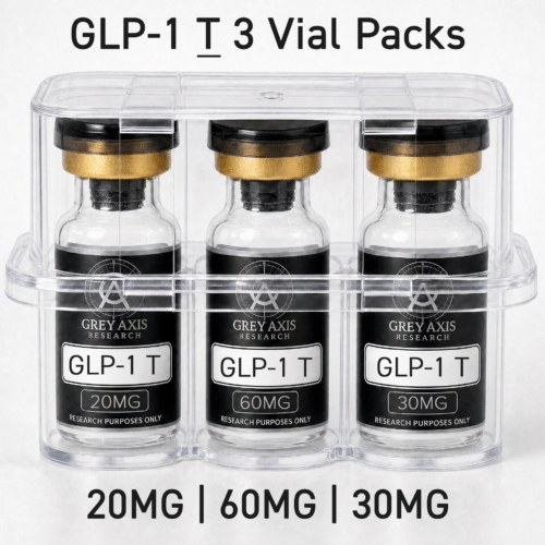 GLP-1 T 3 Vial Pack (20mg, 30mg, 60mg)